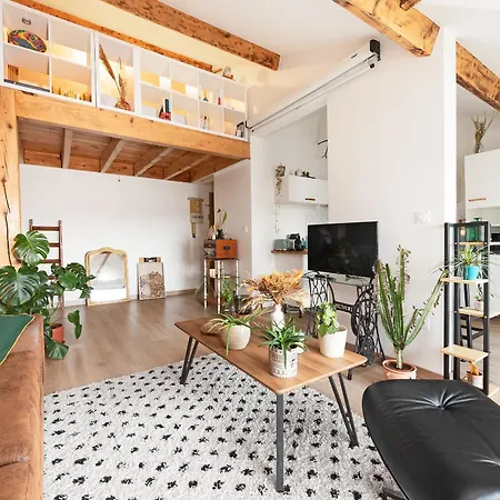 Le Loft Botanique Et Son Parking Gratuit 公寓 *