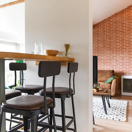 公寓 Le Loft Botanique Et Son Parking Gratuit