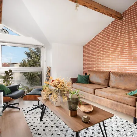 アパート Le Loft Botanique Et Son Parking Gratuit トゥールーズ