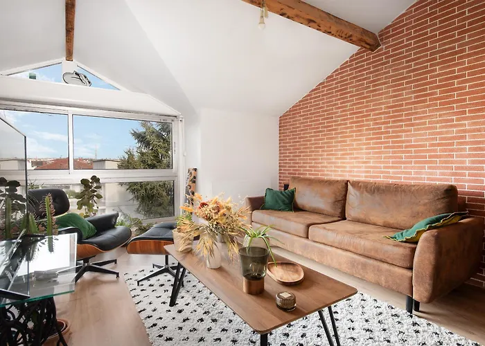 公寓 Le Loft Botanique Et Son Parking Gratuit 圖盧茲